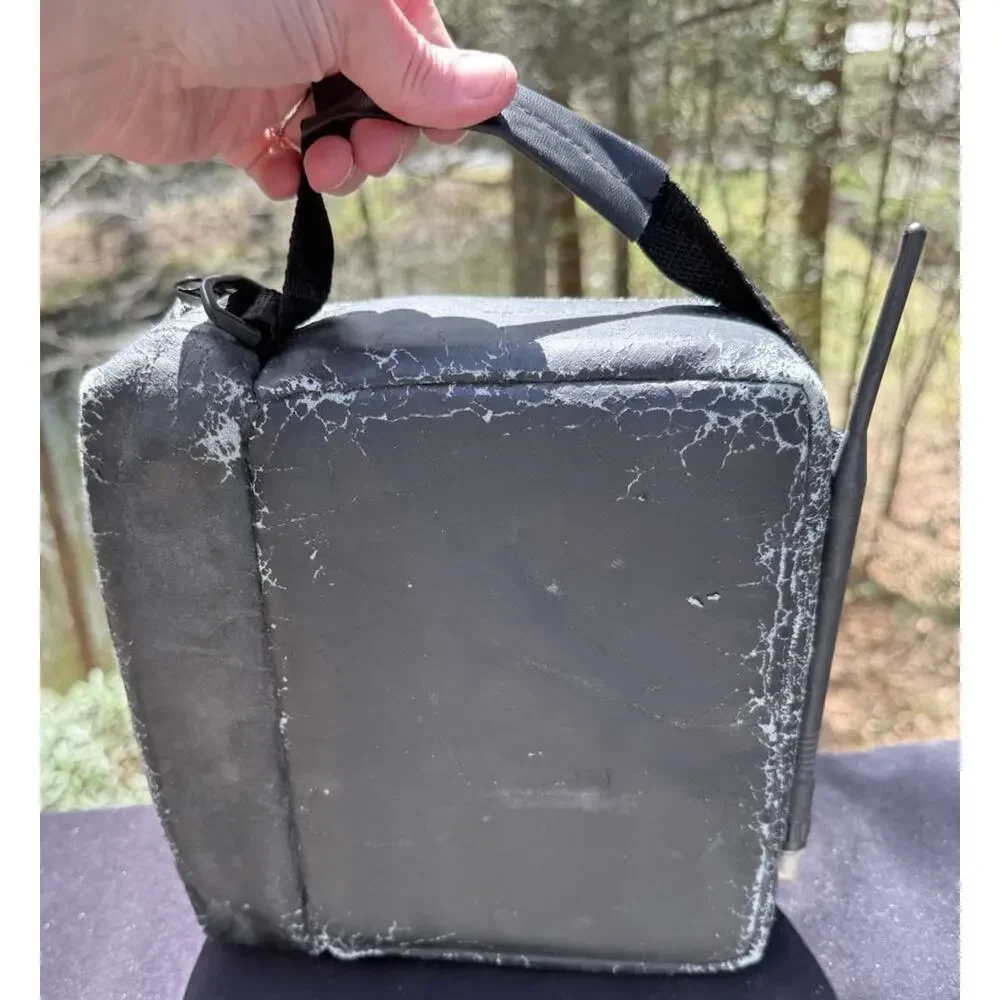 Vintage Uniden Mobile Brick Car Phone Cell With Carrying Case Charger Antenna